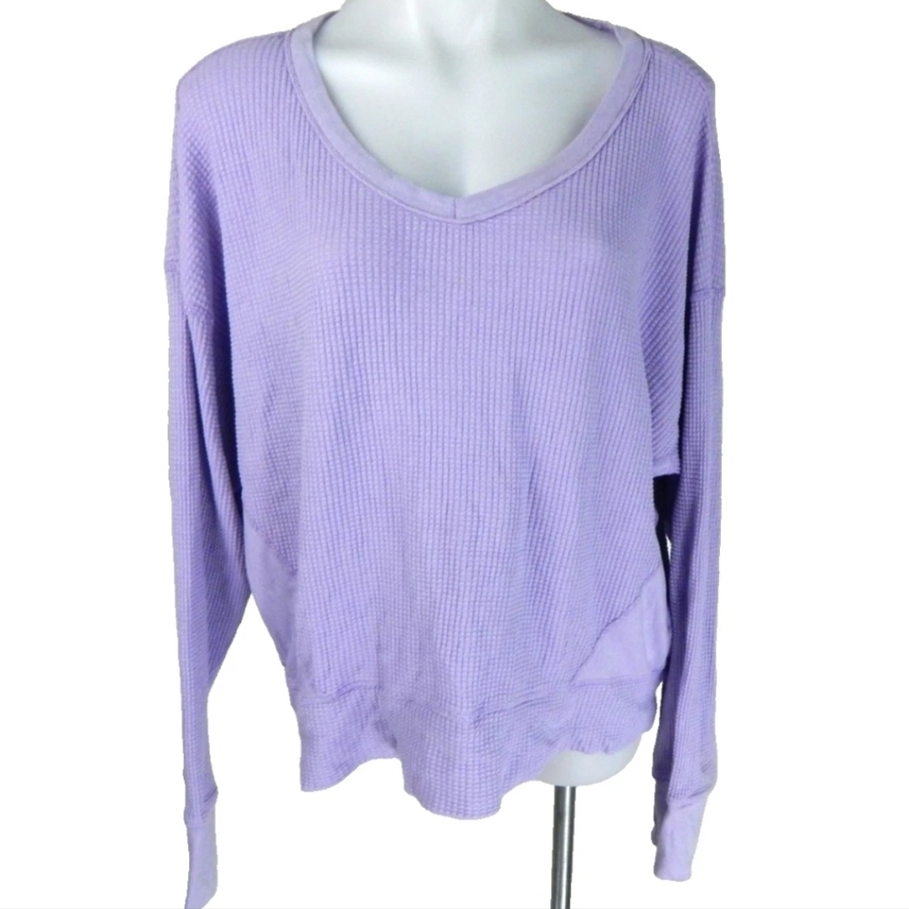 Aerie Offline Wow Waffle Oversized Shirt